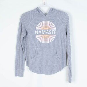 Grayson Threads‎ Namaste Waffle Knit Graphic Hoodie